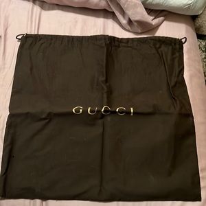 Gucci dust bag in brown - never used